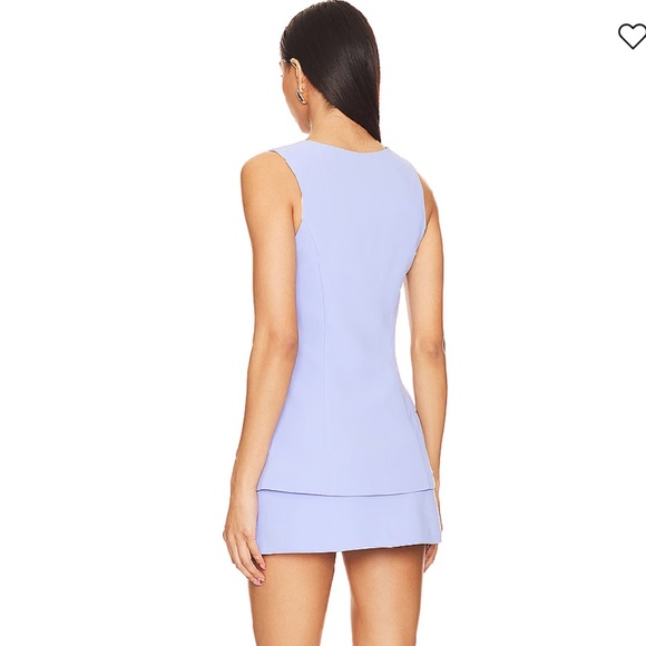 Amanda Uprichard x Revolve - Kya Romper in English Lavender Sz M - Picture 3 of 8